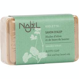 Алеппське мило Najel Aleppo Soap Organic Violet з фіалкою 100 г