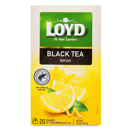 Чай черный Loyd New Sense Lemon Ra 40 г (20 шт. х 2 г) (894026)
