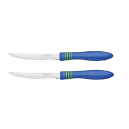 Наборы ножей Tramontina COR&COR, для томатов,127 мм, синяя ручка, 2 шт (23462/215)