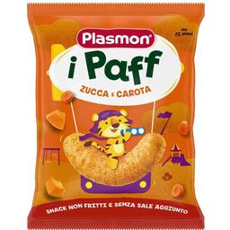 Снеки кукурудзяні Plasmon Baby Puffs з гарбузом та морквою, 15 г