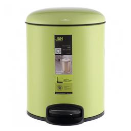 Ведро для мусора с педалью JAH, 4 л, 21x21x25 см, зеленый (HP720 green)