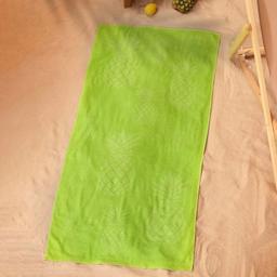 Полотенце Sarah Anderson Plaj Pineapple Yesil, 150х70 см, зеленое (svt-2000022315883)