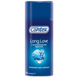 Інтимний гель-змазка Contex Long Love з охолоджуючим ефектом (лубрикант), 100 мл (8159536)