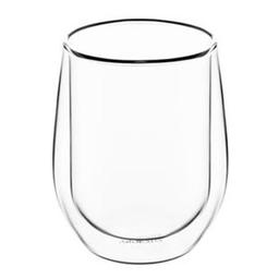 Набір чашок Ardesto із подвійними стінками, 360 мл, прозоре скло (AR2636G)