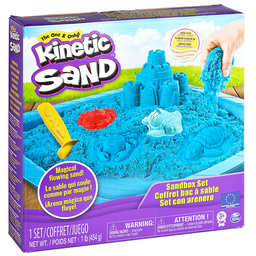 Набор кинетического песка Kinetic Sand Замок Из Песка, голубой, 454 г (71402B)