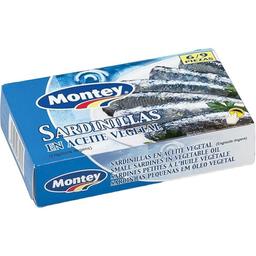 Сардина Montey тихоокеанская в растительном масле 90 г