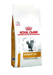 Сухой корм для взрослых кошек склонных к набору лишнего веса с профилактикой заболеваний мочевыделительной системы Royal Canin Urinary S/O Moderate Calorie Cat, 0,4 кг