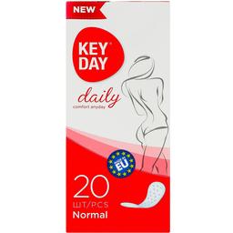 Щоденні гігієнічні прокладки Key Day Daily Normal 20 шт.
