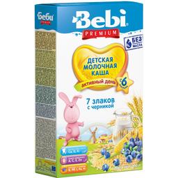 Молочная каша Bebi Premium 7 злаков с черникой 200 г