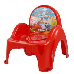 Горшок-стульчик Tega Авто, красный (CS-007-121)