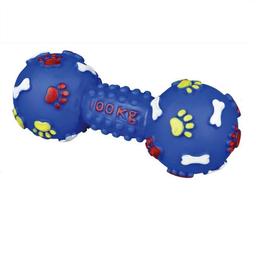 Игрушка для собак Trixie Гантель лапка с пищалкой, 15 см, в ассортименте (3361)