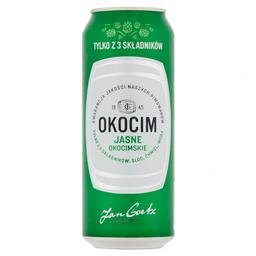 Пиво Okocim, світле, 5,1%, з/б, 0,5 л