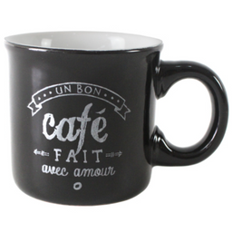 Чашка Limited Edition Small Cafe, 150 мл, чорний (JH6502-1)