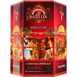 Чай чорний Basilur Sensation Christmas Fire place, 85 г (878831)