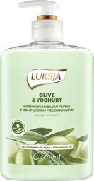 Жидкое крем-мыло Luksja Olive & Yoghurt Hand Wash, с дозатором, 500 мл