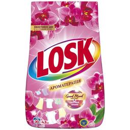 Порошок для стирки Losk Ароматерапия Эфирные масла и аромат Малазийского цветка 4.5 кг