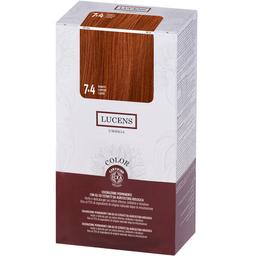 Фарба для волосся Lucens Color, відтінок 7.4 (мідний), 145 мл (127661)