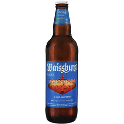 Пиво Waissburg Светлое, 4,7%, 0,5 л (459000)