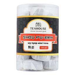Чай китайський Teahouse Шу Пуер Міні Точа, тубус, 100 г