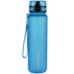Бутылка для воды UZspace Colorful Frosted, 1 л, голубой (3038)
