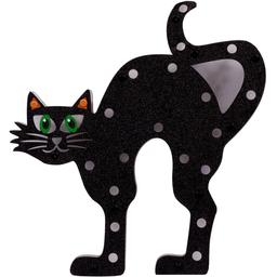 Декор Yes! Fun Halloween Чорний Кіт LED, 30 см (973694)