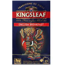 Чай чорний Kingsleaf English breakfast 50 г (25 шт. х 2 г) (843103)