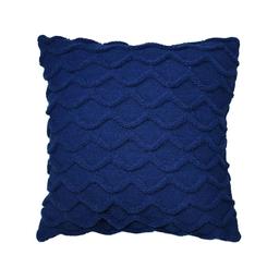 Подушка декоративная Прованс Волны, 33х33 см, синий (27422)