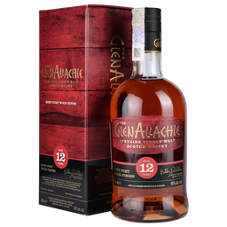 Віскі GlenAllachie Single Malt Scotch Whisky Ruby Port Wood Finish 12 yo, в подарунковій упаковці, 48%, 0,7 л