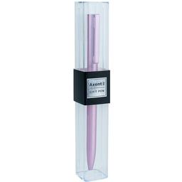 Ручка шариковая автоматическая Axent Partner синие чернила розовый металлик (AB1099-10-02-A)