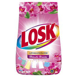 Пральний порошок Losk автомат Ароматерапія Ефірні масла та аромат Малазійської квітки, 4,8 кг,