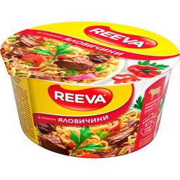 Локшина швидкого приготування Reeva зі смаком яловичини 75 г (927287)