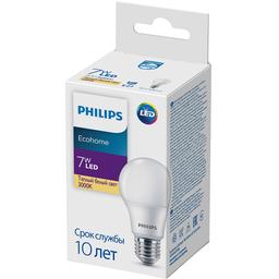 Светодиодная лампа Philips Ecohome LED Bulb, 7W, 3000K, E27 (929002298617)