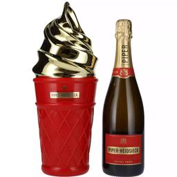 Шампанськое Piper-Heidsieck Champagne Cuvee Brut Ice-cream gift box белое брют 0.75 л в подарочной коробке