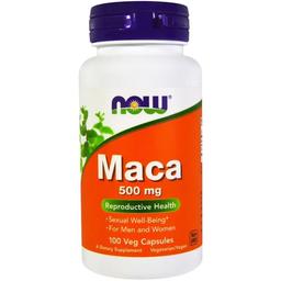 Натуральная добавка Мака Now Maca Reproductive Health 500 мг 100 капсул