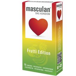 Презервативи Masculan Frutti Edition кольорові з ароматами 10 шт.