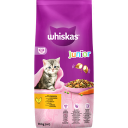 Сухий корм для кошенят Whiskas, з куркою, 14 кг