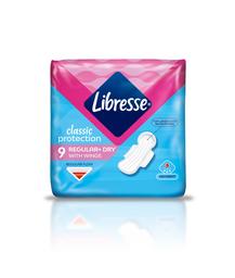 Гігієнічні прокладки Libresse Classic protection regular dry, 9 шт.