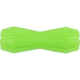 Іграшка для собак Agility гантель з отвором 15 см зелена
