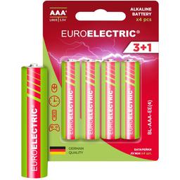 Батарейки Euroelectric AAA LR03 1,5V, 4 шт.