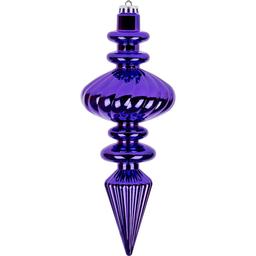 Новорічна іграшка Novogod'ko Бурулька 23 cм глянцева фіолетова (974093)