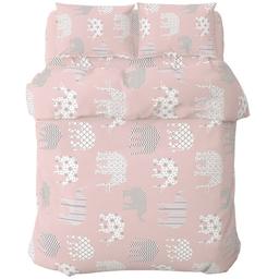Комплект постельного белья Home Line Слоны 215х143 см розовый (173779)