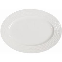 Блюдо Lefard Хвиля овальне, 26х18,5 см, біле (359-479-2)