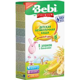 Безмолочна каша Bebi Premium 5 злаків з бананом 200 г
