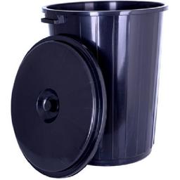 Корзина для мусора Violet House 0132 Баттал Black 65 л (0132 Баттал BLACK с/кр.65 л)