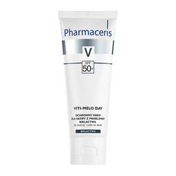 Захисний денний крем для шкіри обличчя та тіла з Вітіліго Pharmaceris V Vity-melo, 75 мл (E1670)