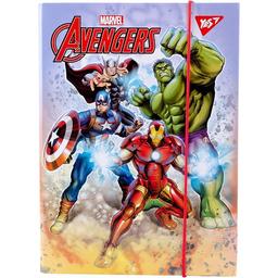 Папка Yes Marvel Avengers, В5, на резинке (491897)