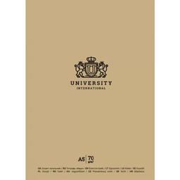Зошит загальний Student, А5, в лінію, 80 арк., International University U (A5-080-5210L)