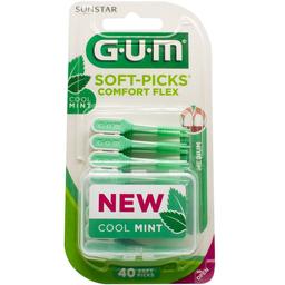 Набір міжзубних щіток GUM Soft Picks Comfort Flex Mint стандарт 40 шт.