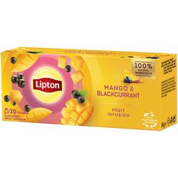 Чай фруктовий Lipton Mango&Blackcurrant, 34 г (20 шт. х 1.7 г) (917442)