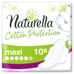 Гигиенические прокладки Naturella Cotton Protection Ultra Maxi, 10 шт.